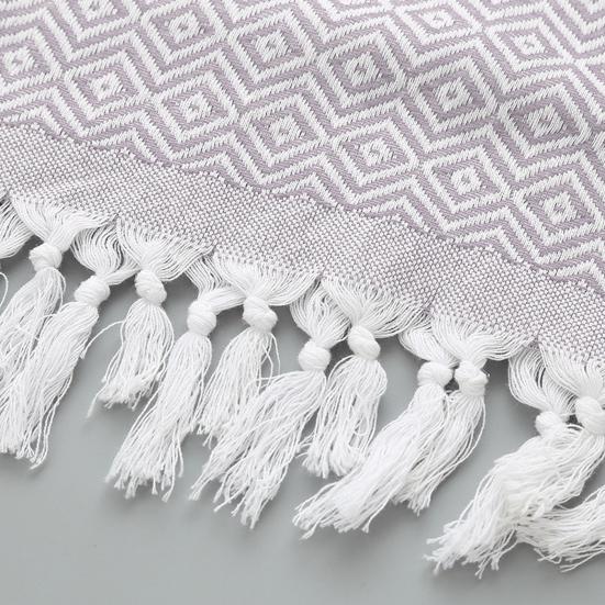 Turkish Hand Towels Stylish Boho Farmhouse Style with Tassels Quick-drying Geometric Patterns Versatile Hand Towel