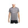 Футболка мужская Dri-FIT ADV в американском стиле, с логотипом в стиле колор-блок, светоотражающая, с круглым вырезом и коротким рукавом, Топы, Темно-серый HV5203-011