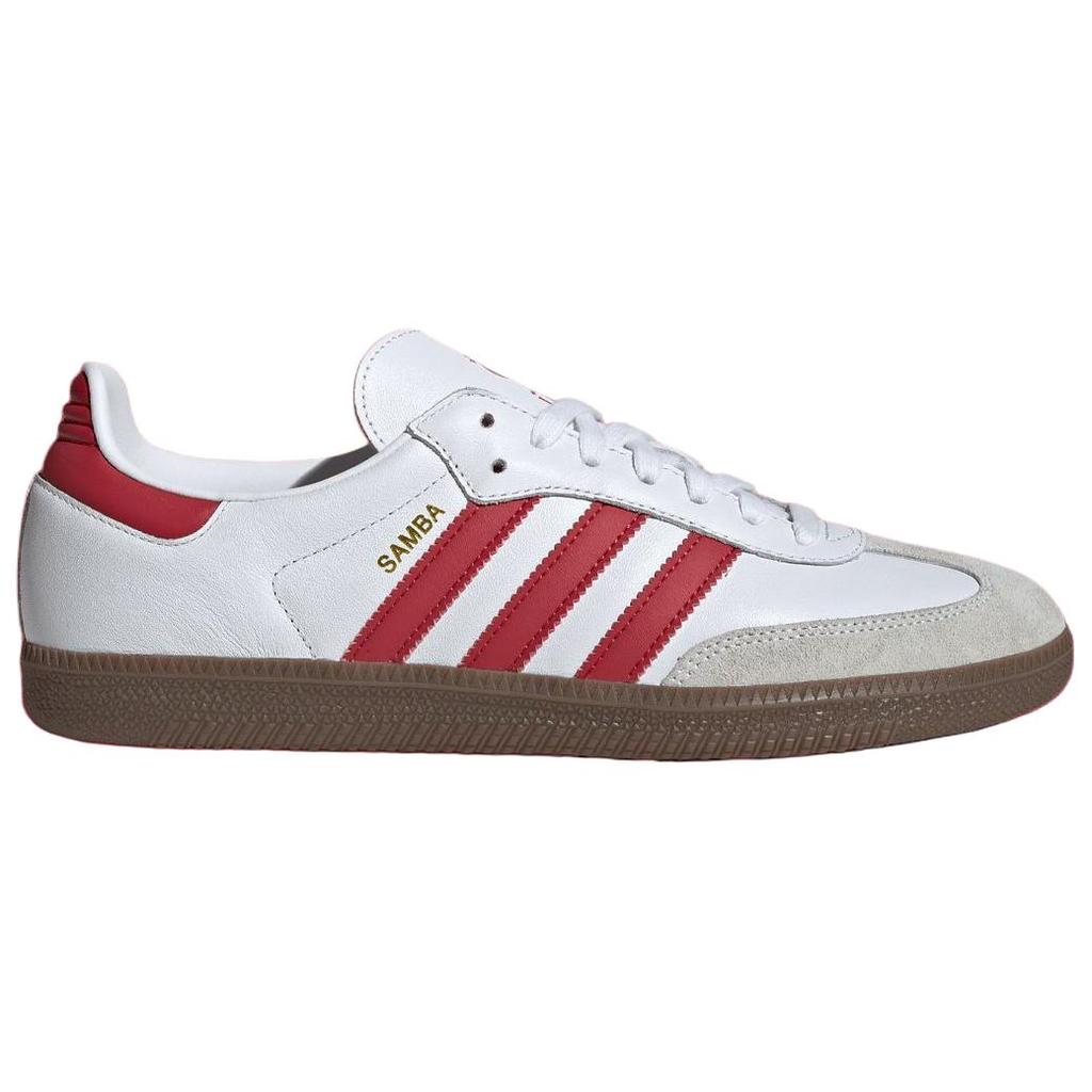 Liverpool FC X Adidas Samba Home Kit Unisex Sneakers White Footwear-White Strawberry-Red JQ4041