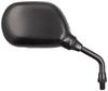 Kijima 203-9277 Motorcycle Parts Mini Mirror, Black, Right Side, Positive Screw 0.4 inches (10