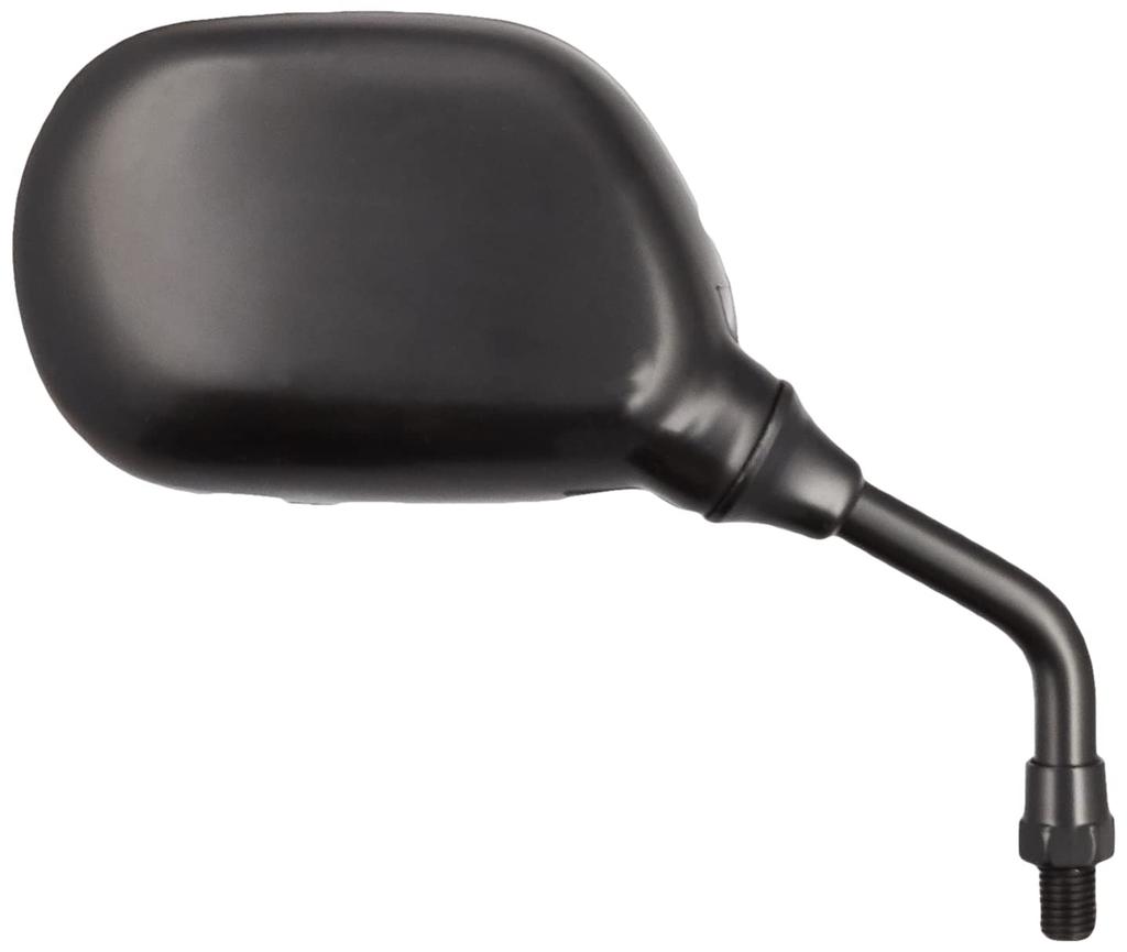 Kijima 203-9277 Motorcycle Parts Mini Mirror, Black, Right Side, Positive Screw 0.4 inches (10