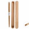 Yilan Trade Палочки для еды из натурального дерева, в японском стиле, с чехлом для палочек, антибактериальные деревянные палочки для еды, портативные столовые приборы для ланч-боксов, для обеда