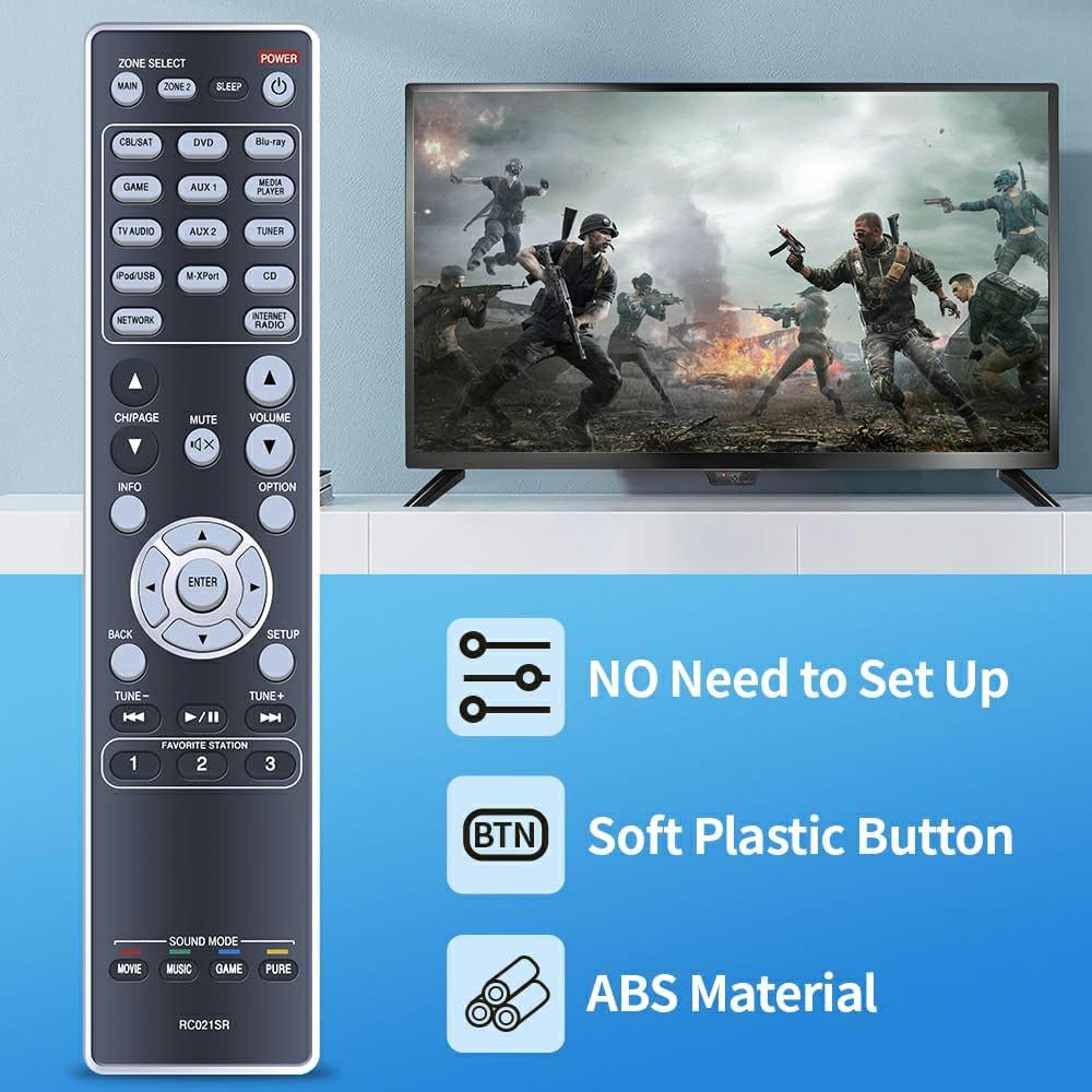 RC021SR Пульт дистанционного управления для усилителя Marantz Работающий от батареек Сменный контроллер