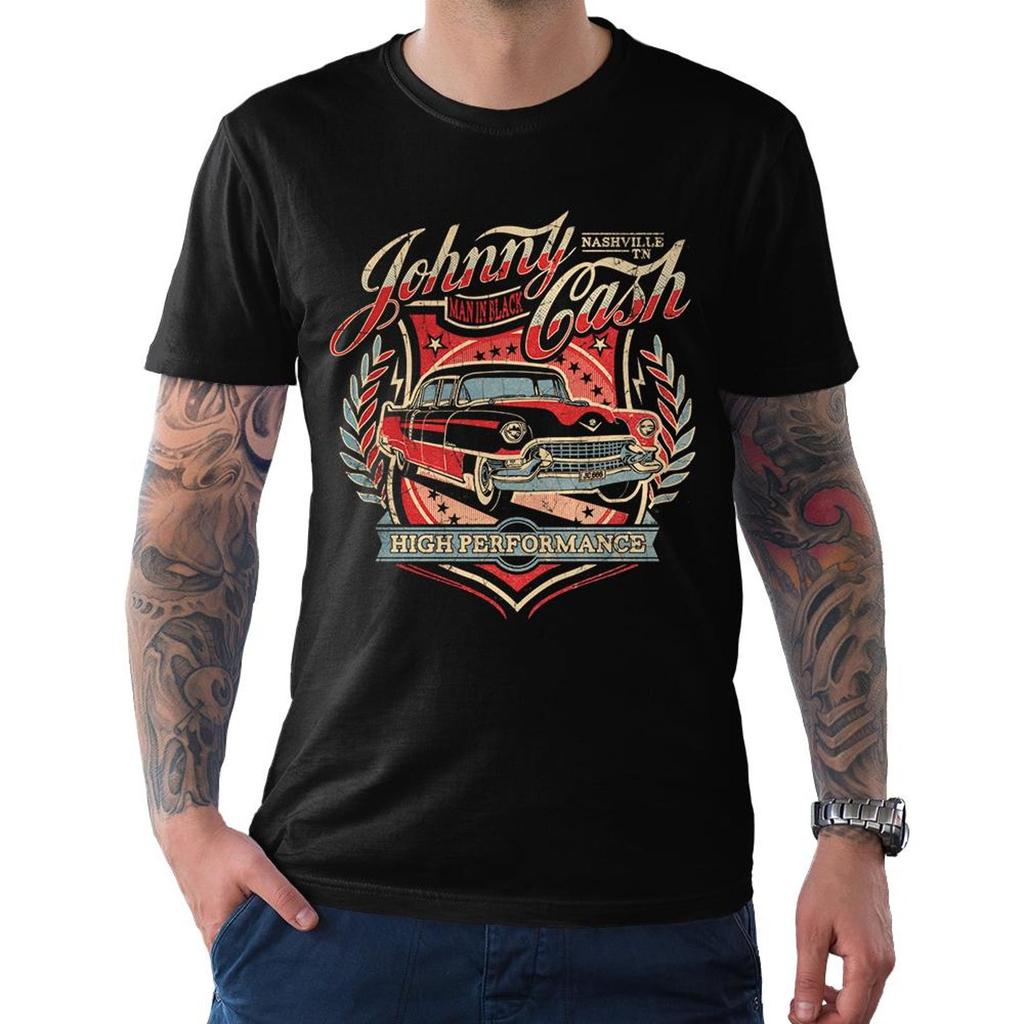 Johnny Cash High Performance Vintage T-Shirt, Men's and Women's Sizes