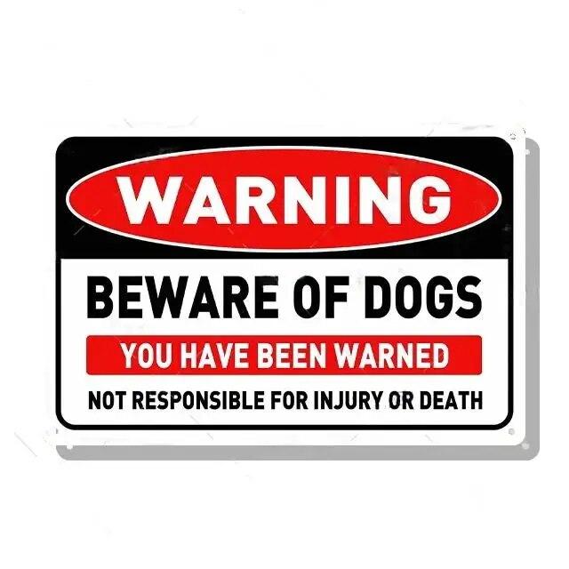 Metal Tin Signs Decor Warning 24 Hour Video Posters Surveillance Private Property No Trespassing Outdoor Indoor Wall Decor