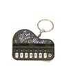 Working Finger Piano Electronic Organ Pendant Luminous Piano Keyring Interactive Keychain  Women