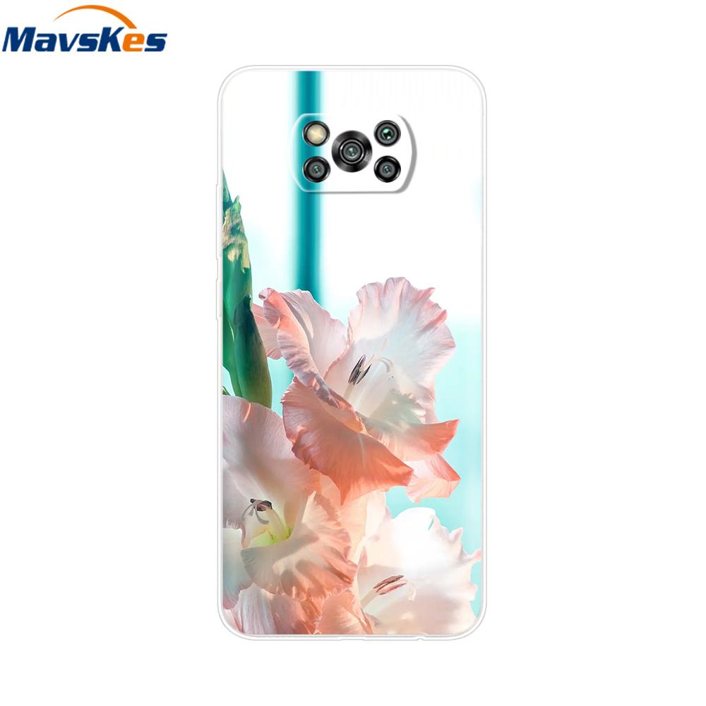 Чехол для Xiaomi POCO X3 Для Poco X3 Pro NFC Силиконовый Мягкая Задняя Крышка Для Poco X3 POCOX3 X 3 NFC 6.67'' Fundas Чехлы Coque Бампер