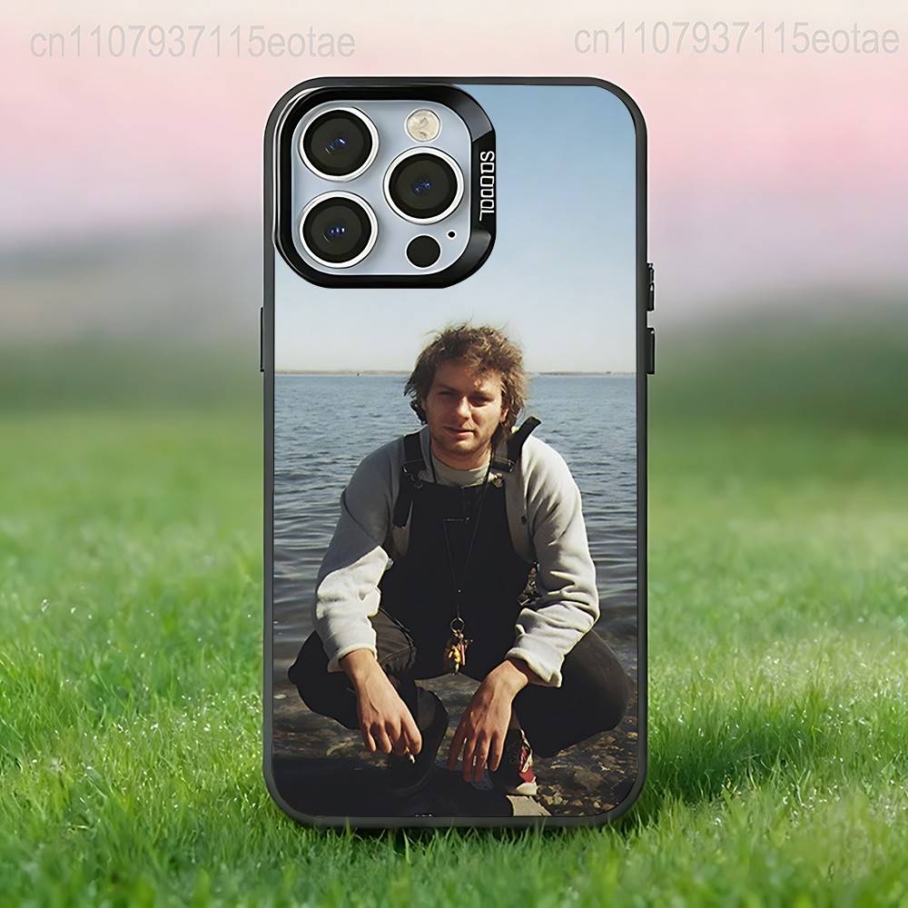 Чехол для телефона Mac D-DeMarco Singer для iPhone 17,16,15,14,13,12,11,Pro,XS,Max,Plus,Mini,SE4,E Черный Матовый Ударопрочный Чехол