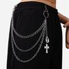 Sexy Pants Chain For Dancers Punk Eboy Summer Jeans Side Punk Chain