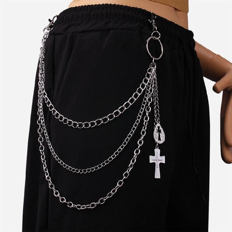 Sexy Pants Chain For Dancers Punk Eboy Summer Jeans Side Punk Chain