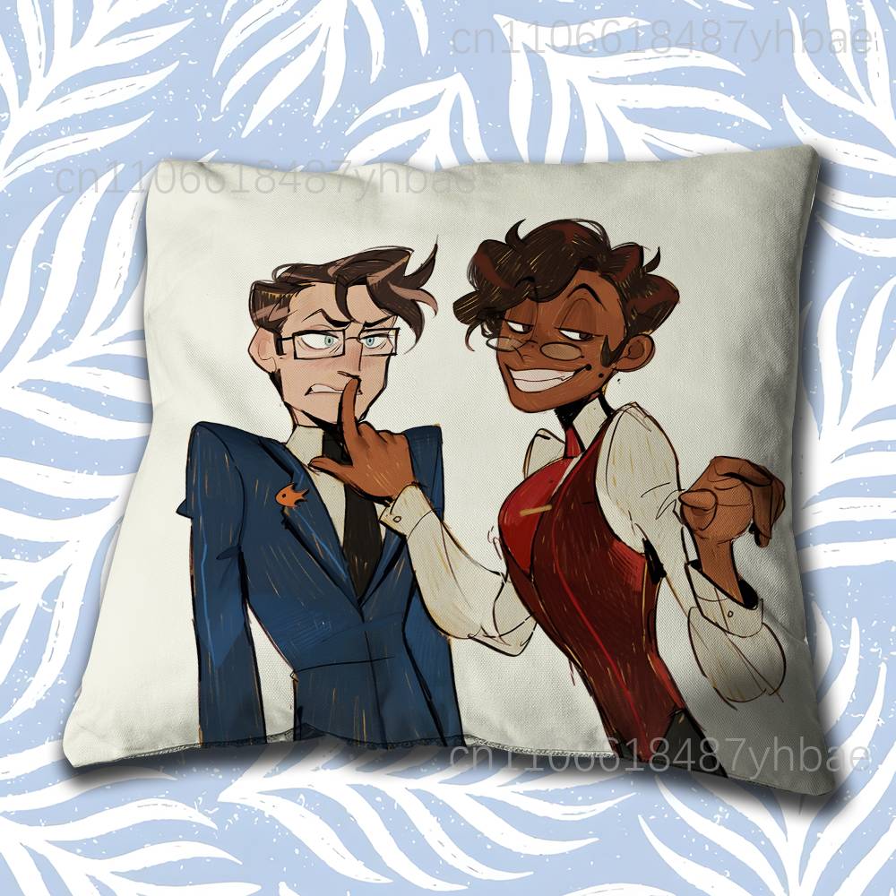 R-Radiostatic Vox Alastor Cushion Cover Pillow Cover Decor Pillowcase Printed Cushion Case For Couch