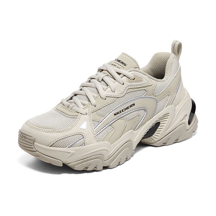 Skechers Stamina V2 Меха Обувь Мода Ретро Низкие Повседневные Беговые Кроссовки Женская кроссовка Бежевый 896245-LTGY