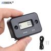 Digital Hour Meter LCD Display Tachometer Waterproof for Bike Motorcycle ATV Snowmobile Marine Boat Ski Dirt Gas Engine Counter Hour Meter