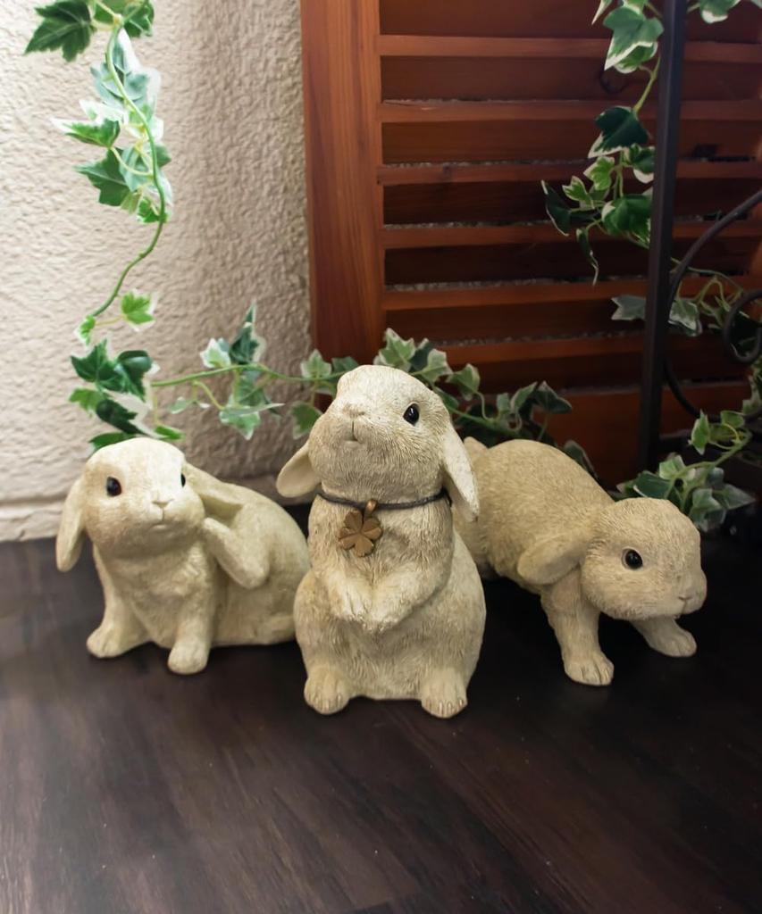 Садовое украшение Кролик Объект Фигурка Интерьер Кролики-сестры