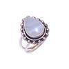Blue Lace Agate - Namibia Gemstone 925 Sterling Silver Ring V9477, Blue Ring, Pear Ring, Valentin's Day Gift, Gift For Her, Birthday Gift, Handmade Je
