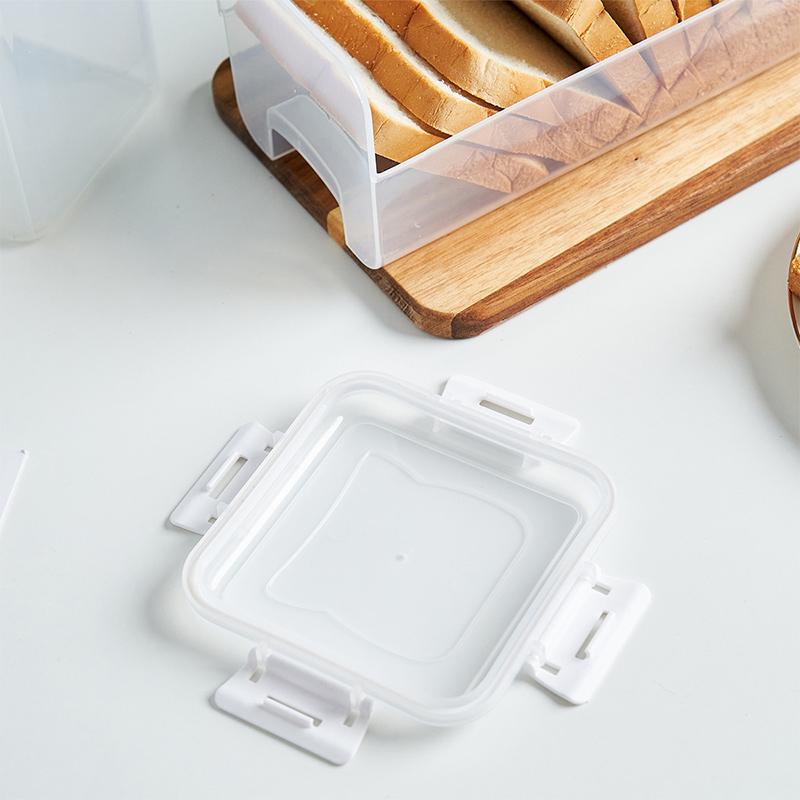 Bread Loaf Container Clear Airtight Bread Box With Lid Sandwich Bread Holder For Homemade Bread Tall Bread Saver For Kitchen