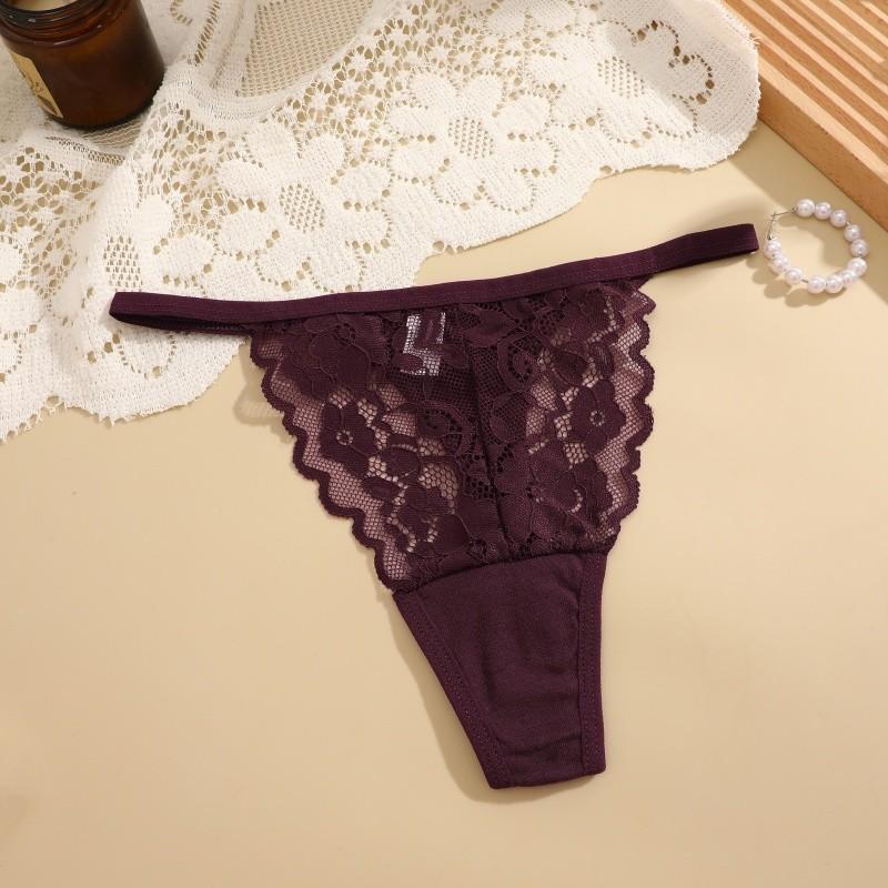 FINETOO Sexy Women G-String Cotton FashionT Back Underwear Female Low Waist Thong