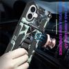 Чехол для iPhone 16 с подставкой, камуфляжный, противоударный, из ТПУ+ПК, чехол для телефона