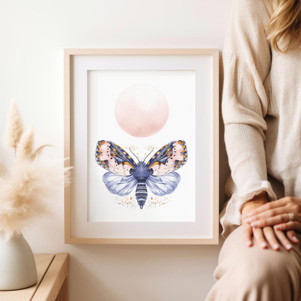 Плакат «Мотылёк-бабочка» для детской комнаты