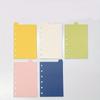 20pcs A7 Binder Dividers Multicolor PP Planner Inserts Index Tabs Loose Leaf Binders Accessories Refill Category Page Tab Indexing