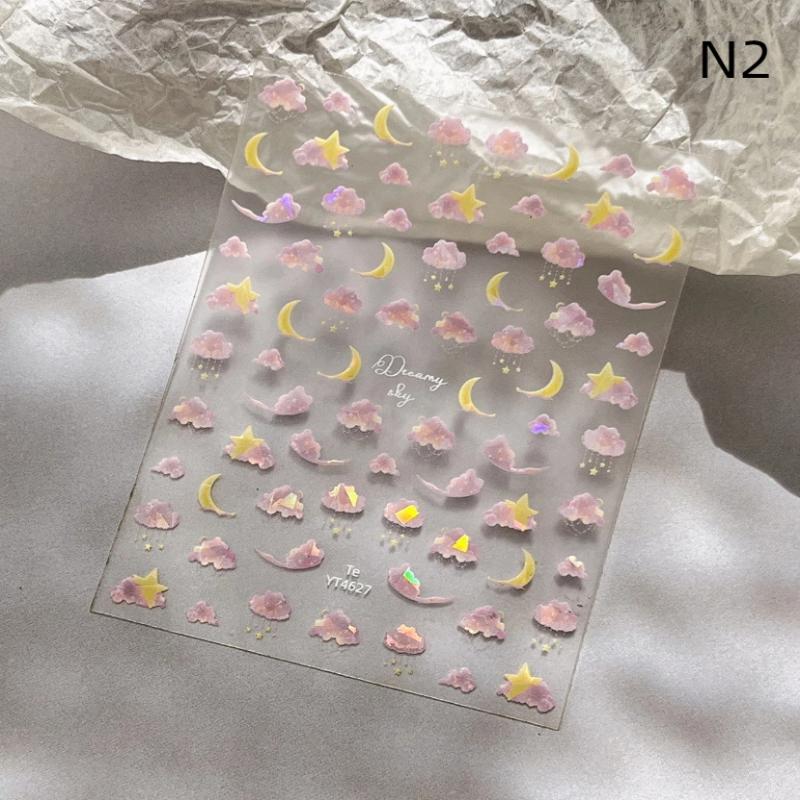 3D Наклейки для ногтей в виде рыбьего хвоста, DIY наклейки для нейл-арта для женщин, Легко наносятся, Маникюр, Художественное оформление, Декорация