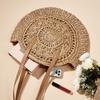 Beach Bags for Women Big Straw Handbag Hollow Flower Designer Female Shoulder Bag