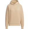Solid Color Pullover Casual Hooded Long Sleeve Sweatshirt Women Sweatshirt Brown JM8794