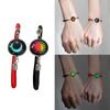1 Pair Unique Pattern Glowing Bracelet Soft Leather Wristbands Party Wristbands Charm Bracelets Present for Couple