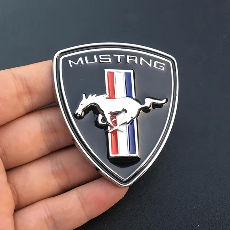 1Pc Metal Car Sticker For Mustang Shelby GT Logo Badge Car Body Fender Trunk Decoration Accessories