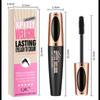 QIC Membrane Power Plump Mascara Waterproof Thick and Slim Long Curls Silicone Brush Head 4D Mascara