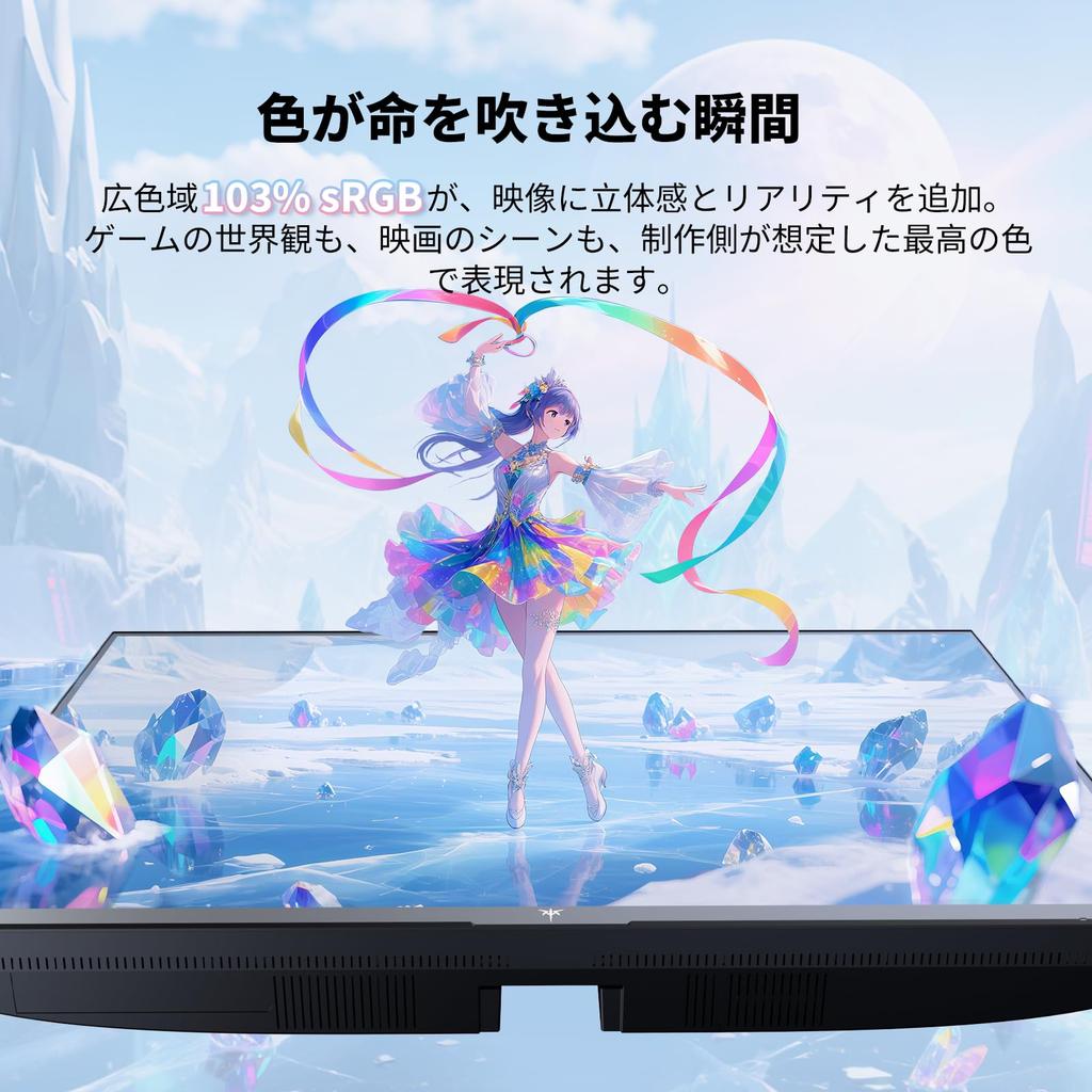 KEY TO COMBAT Gaming Full HD x IPS sRGB HDR10 Contrast High Color Low Blue Adaptive HDMI x DP x Tilt Warranty 23.8-inch Monitor, (1920 1080), 144Hz,