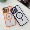 Магнитный чехол-подставка для камеры iPhone 15 14 13 12 11 Pro Max Plus для Magsafe Lens Film Clear Hard Acrylic Cover