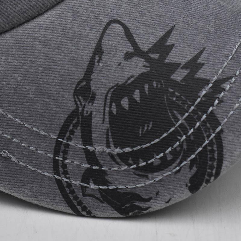 Spring and Autumn Hip Hop Hat Men's and Women's Fishing Hat Washed Old Graffiti Cotton Embroidery Baseball Cap Cap