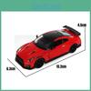 Модель автомобиля из сплава Nissan Gtr R35 Со Звуком и Светом Для Детей