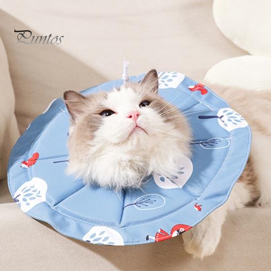 Регулируемый конусный ошейник для домашних животных, мягкий водонепроницаемый восстановительный ошейник для кошек, котят после операции, елизаветинский шейный конус против укусов для ухода, купания