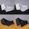 Women's White Stand-Up & Round Fake Collar for Autumn/Winter