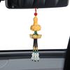 Buddha Pendant Car Hanging Ornament with Lanyard Easy To Hang Car Rear View Mirror Hanging Accessories