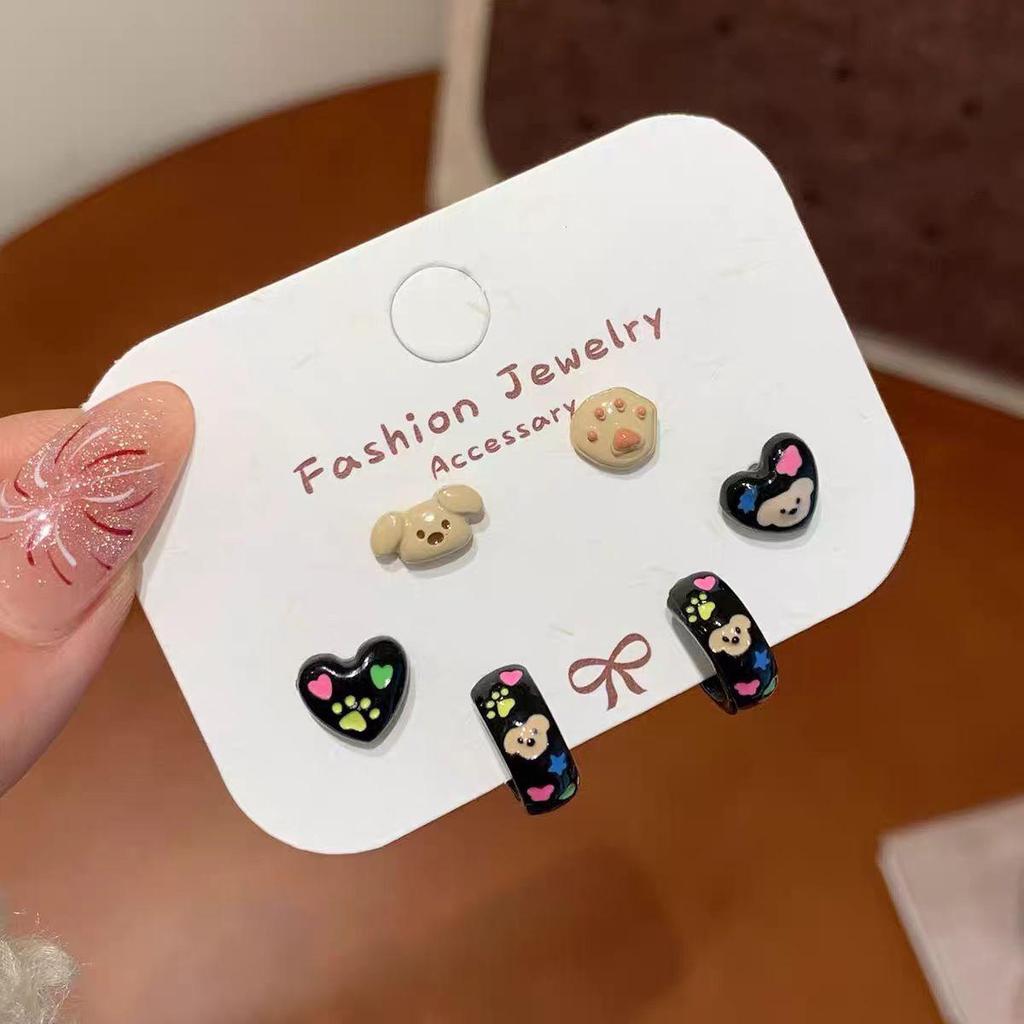 Серьги для девочек из стерлингового серебра S925 «Цветочный сезон 2025» — милый, нишевый набор на одну неделю