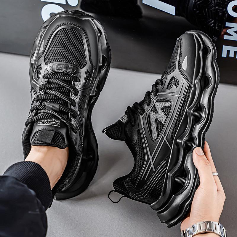New Fashion Men 's Four Seasons Comfortable Thick Sole Shoes Students Boys GirlsTrending Soft Sole Breathable Casual Running Sneakers