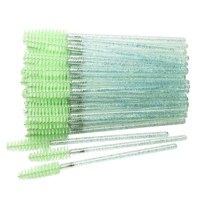 50Pcs/pack Eyelash Brush Disposable Eye Lashes Comb Applicator Makeup Tools Mascara Extension Comb Wands Brushes