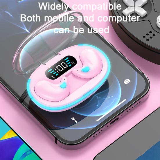 Беспроводные наушники X55 True Bluetooth-совместимые 5,3-дюймовый водонепроницаемый светодиодный дисплей с шумоподавлением и длительным сроком службы батареи