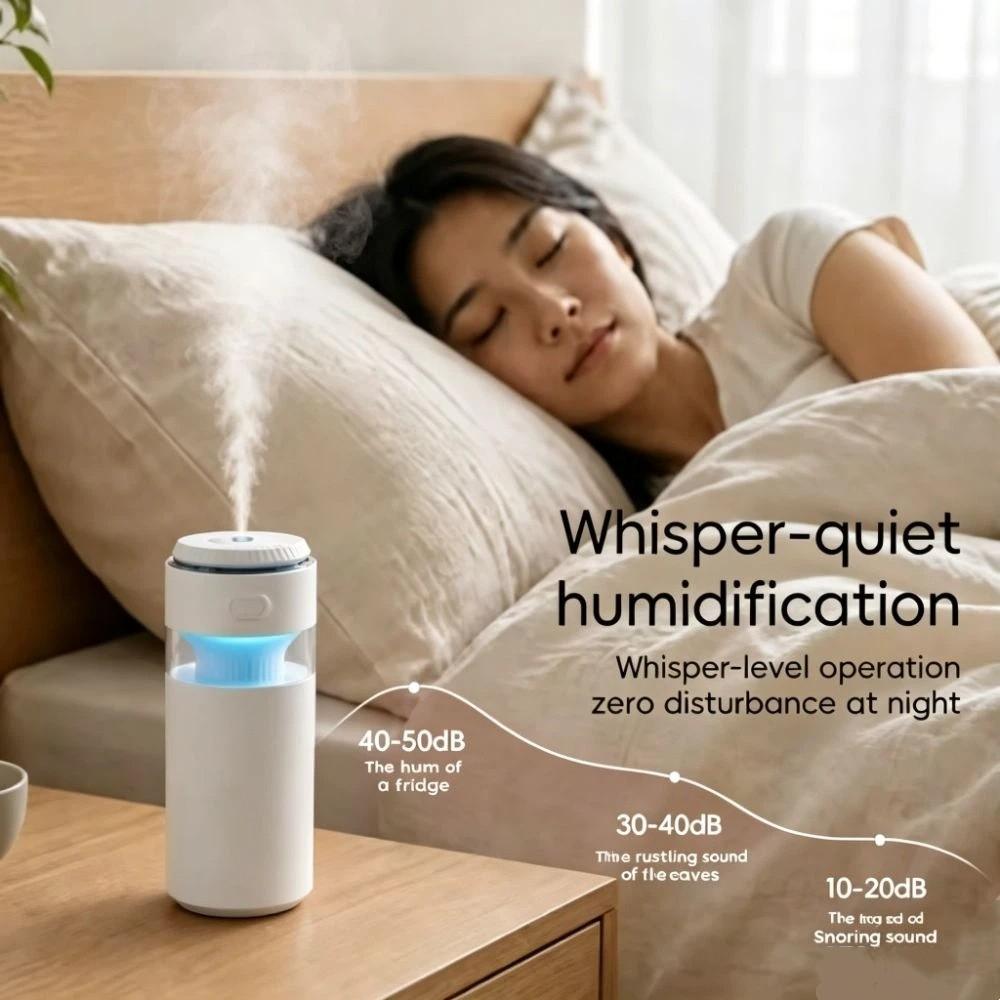 USB Rechargeable Cool Mist Humidifier Wireless Portable Humidifier Ultrasonic Humidifier Car