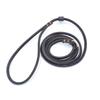 Genuine Leather Dog Leash P-Chain Slip Lead Soft Cowhide Training Leash for Small Medium Dogs 120cm 150cm