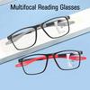 Smart Presbyopia Glasses TR90 Sports Progressive Multifocal Reading Eyeglasses Finished Near Far Bifocal Eyewear