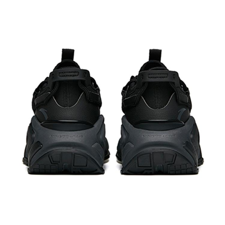 Anta AT91 Slip Resistant Abrasion Resistant Low top Chunky Sneakers Women's Black 122148850-4