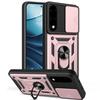 AMORUS For OnePlus Nord 5 5G/Ace 5 Ultra 5 5G Case Kickstand PC+TPU Phone Cover with Camera Lens Slider