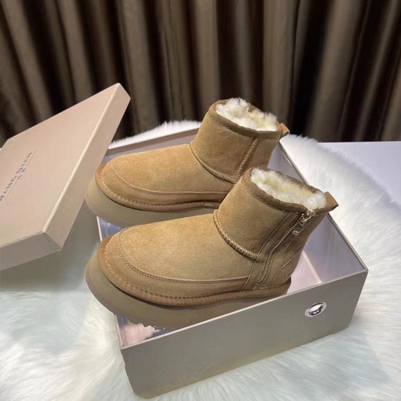 Модные зимние ботинки с толстой подошвой, женские зимние ботинки на высокой платформе, теплые женские ботинки из искусственной замши и бархата, ботильоны на молнии для женщин