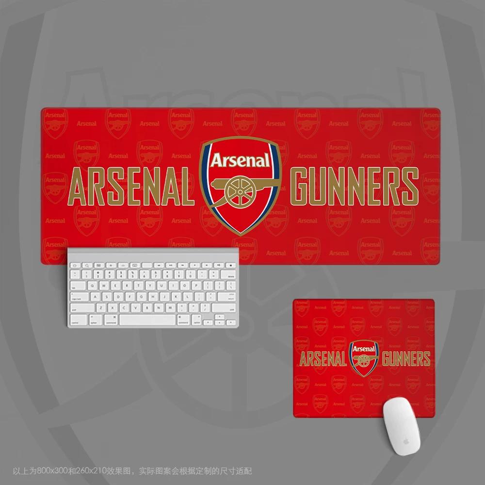 High quality leather non-slip mouse pad oversized office keyboard pad book table mat football fan supplies gift premier league arsenal gunner henry