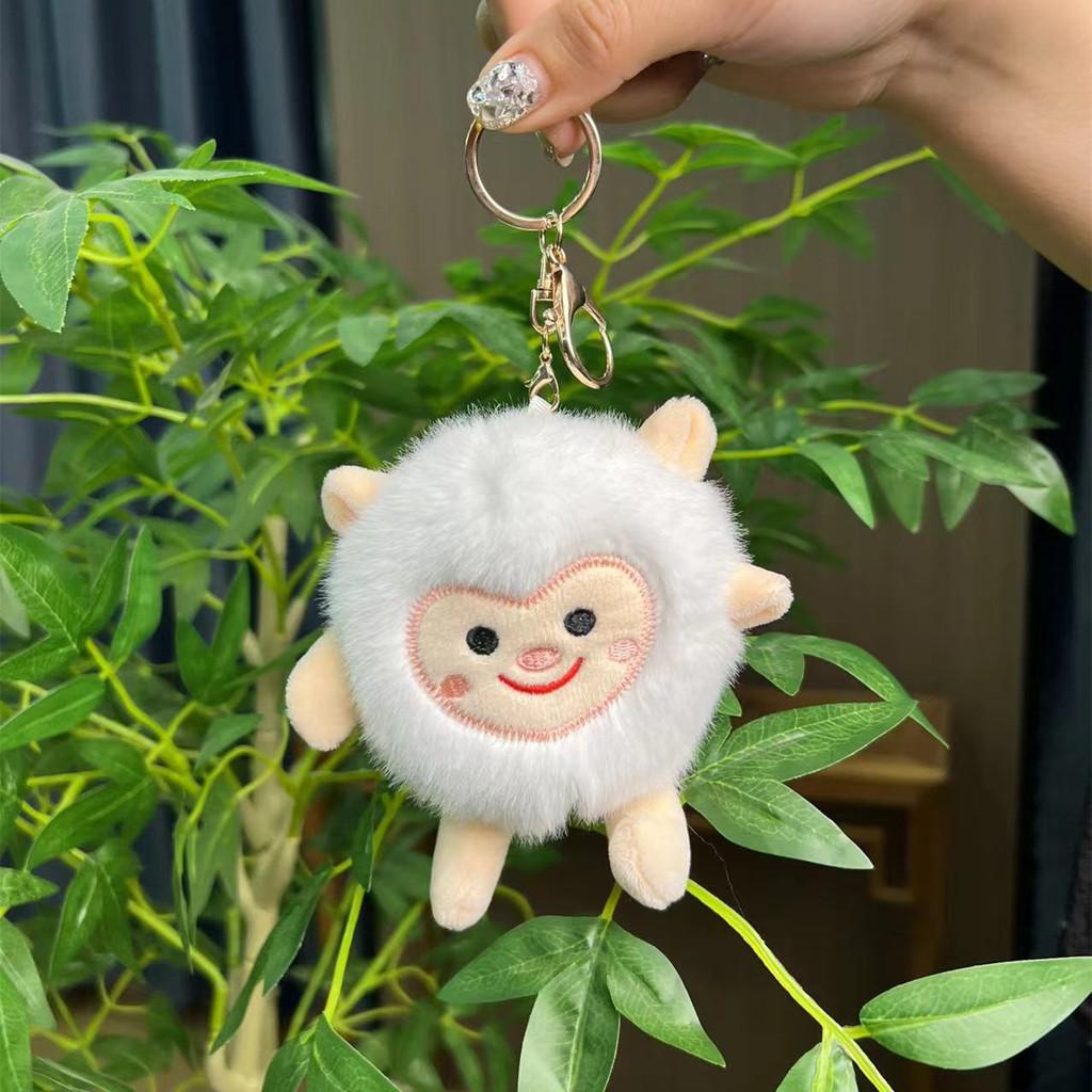 Delightful Plush Sheep Keychain Cute Lamb Doll Soft Toy For Children's Gifts
