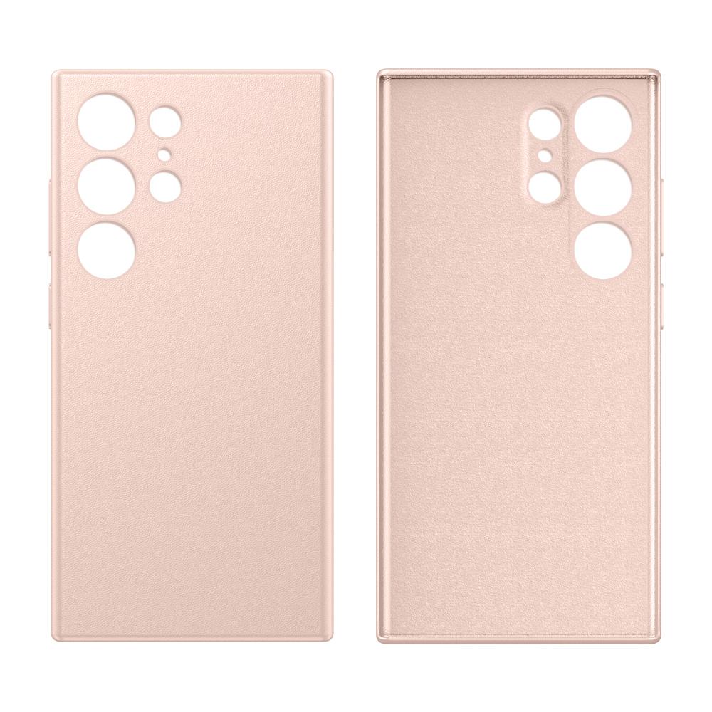 Кожаный чехол для телефона Samsung Galaxy S 24 S24 Plus 360 Полная защита Однотонная задняя крышка Shell